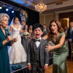 At my sister’s wedding, she took the mic with a smile and said, “And now, my sister’s son is going to put on a fun little performance!” Without warning, my mother struck a match and set my son’s hair on fire. “Here’s today’s entertainment! Enjoy!” she yelled. The crowd cheered, and the room filled with laughter. My son broke down in tears. And then it happened… – Story