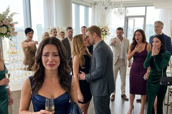 “He never loved you,” my sister announced at my engagement party, kissing my fiancé in front of 200 guests. I smiled and raised my glass. “Congratulations. I hope you enjoy the penthouse, the cars, and the yacht… because they’re all mine.”