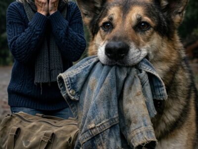 Mijn hond bracht me de jas die mijn man zes jaar geleden verdween – ik volgde hem en de waarheid veranderde alles