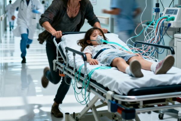 Om 02.47 uur hebben mijn ouders mijn geïntubeerde dochter verstoten. Weken later kwamen ze lachend terug voor haar trustfonds, niet wetende dat de camera’s op de intensive care elk woord konden redden