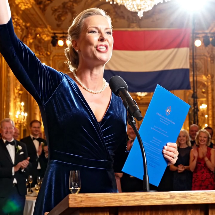 Op de bruiloft van mijn zus tilde mijn moeder een blauwe map op en zei: “We geven ze ons huis,” en de hele balzaal stond op om te applaudisseren – alleen was ik degene die vijf jaar lang de hypotheek had betaald, degene die reizen, spaargeld en slaap had opgeofferd om dat huis te behouden, en de enige dochter die begreep wat die gift werkelijk had gekost.