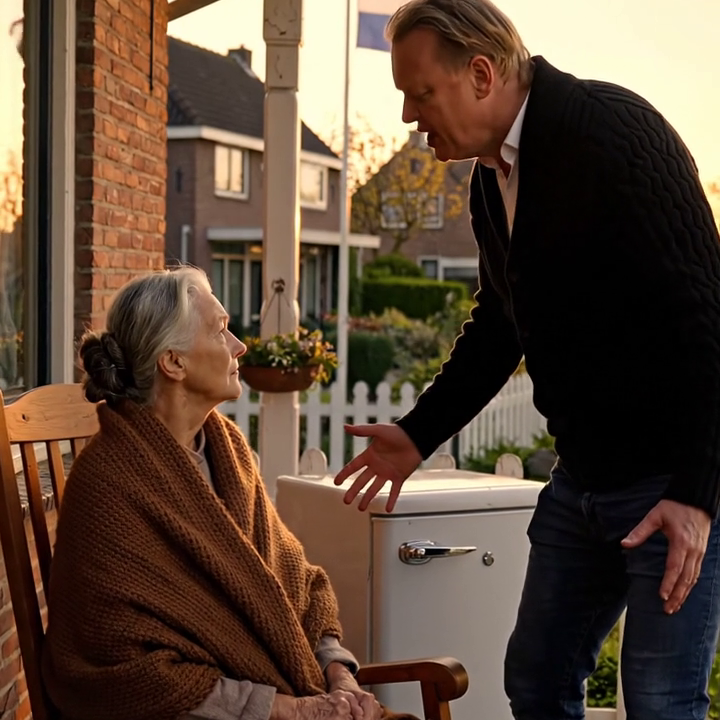 Mijn zoon zei dat mijn pensioen op zijn rekening zou worden gestort. Die avond opende hij de koelkast en schrok zich rot.