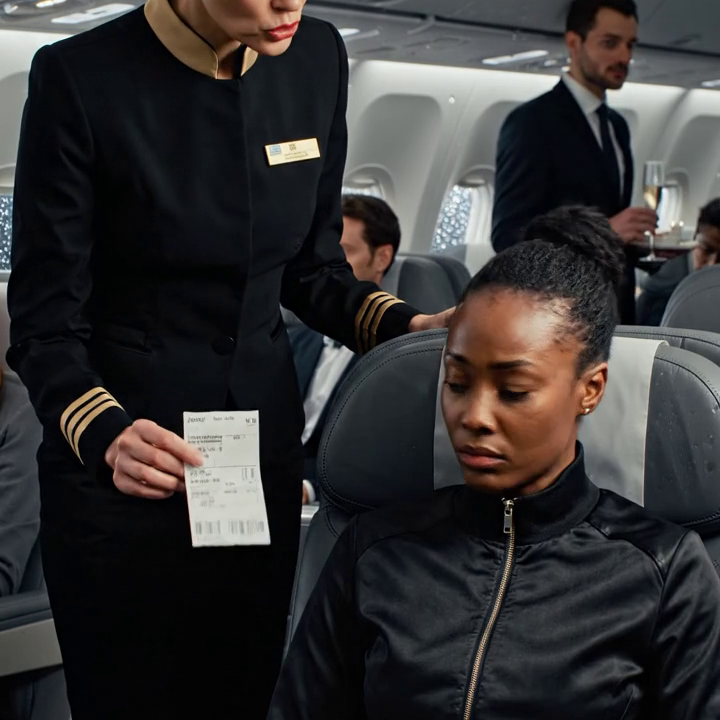 The Flight Attendant Kept Looking At The Quiet Woman In 2A Like She Didn’t Belong There, And For A While The Whole Cabin Agreed Until One Violent Moment Turned That Long Walk To The Back Into The Part No One On That Plane Would Ever Forget