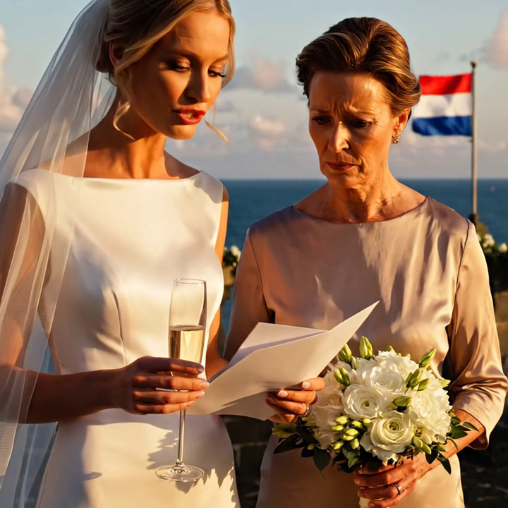 Tijdens het repetitiediner voor de bruiloft die ik betaalde, trok de vrouw die met mijn zoon trouwde me mee naar een zijterras, zei dat ik mijn volledig afbetaalde huis van $450.000 moest overschrijven omdat ik “te oud” was om het nodig te hebben, gaf me een klap toen ik weigerde en bleef daar staan in de verwachting dat ik om vrede zou smeken, terwijl mijn zoon niets zei. Maar ik huilde niet, ik schreeuwde niet, en tegen de tijd dat ik thuis was, greep ik al naar het kleine blauwe notitieboekje met de telefoonnummers van alle leveranciers.