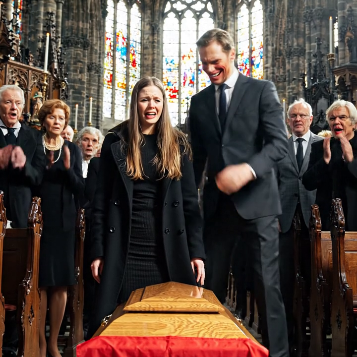 At my father’s funeral, I was still shaking beside his coffin when my mother gripped my arm, shoved papers into my hands, and smiled, “Sign everything now—you’re too young to own any of it.” When I said no, she slapped me in front of the mourners, and my stepfather tried to drag me anyway. They thought grief had made me weak. They had no idea I was recording every word… and what happened next destroyed them. – True Stories