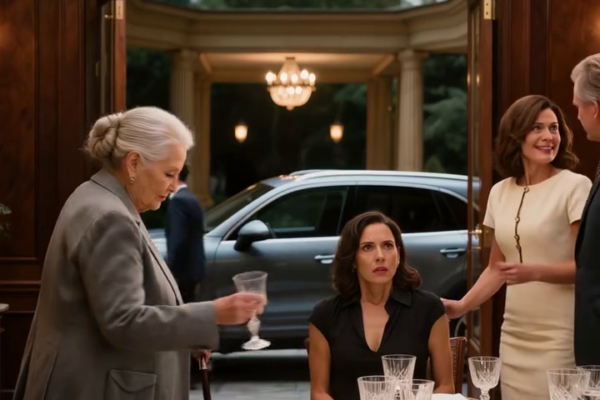 My Grandmother Saw Me Step Out of a Rideshare at Her Birthday Dinner and Asked About the Porsche She Had Just Given Me… I Hadn’t Even Answered Yet When My Mother Said One Sentence That Left the Whole Dining Room Silent