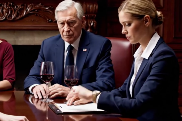 “Teken de eigendomsakte over aan je zus voor 250.000 dollar, anders word je verstoten,” eiste mijn vader, terwijl hij het contract over de tafel schoof. Ze wisten niet dat ik al met de CEO van haar bedrijf had gesproken. Toen Madison de volgende ochtend bij haar nieuwe ‘satellietkantoor’ aankwam, liet ze haar koffie vallen – ze stond op mijn veranda.