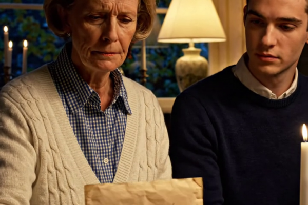Ik kwam thuis van de notaris met een geschenk van $ 850.000 in een map van manilla… en ik bleef doodstil staan in mijn eigen voortuin toen ik mijn zoon rustig hoorde praten over de plaatsing van mij in een verpleeghuis. Ik had de deurknop nog niet eens omgedraaid. Ik stond daar gewoon bij de veranda te luisteren en besefte dat ik samenwoonde met twee mensen die mijn ‘vertrek’ al aan het plannen waren. – Nieuws