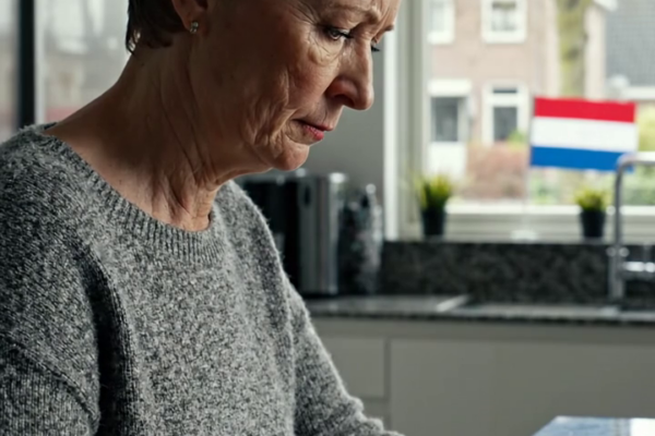 De voordeur ging open en de voetstappen van mijn zoon…