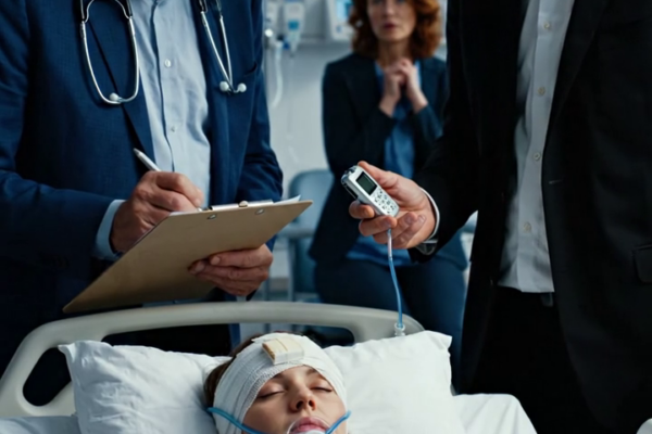 ‘Laat haar gaan. Wij betalen de operatie niet,’ zei mijn vader tegen de dokter terwijl ik in coma lag — en vervolgens tekende hij de verklaring dat hij niet gereanimeerd mocht worden, niet omdat ik stervende was, maar omdat mijn vrijlating de 15 miljoen dollar van mijn moeder zou vrijmaken en zijn wankelende medische imperium van een half miljard dollar zou redden.