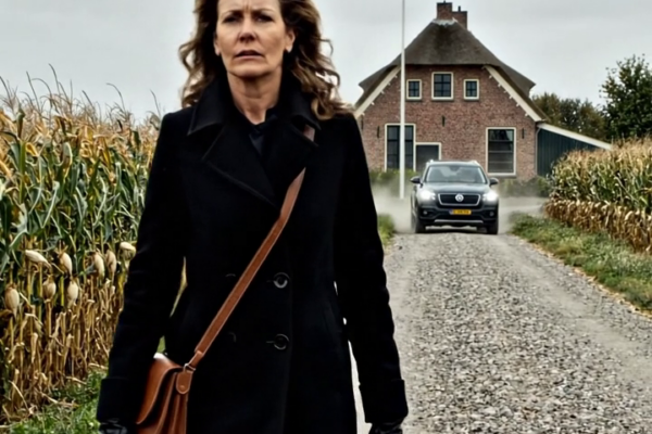 Nadat we mijn man hadden laten rusten, reed mijn zoon me naar een rustige weg buiten de stad en zei: “Hier moeten jullie uitstappen. Het huis en het bedrijf zijn nu van mij.” Ik stond in het stof, met mijn tas in mijn hand, terwijl hij wegreed zonder achterom te kijken. Geen telefoon. Geen contant geld. En toen besefte ik: ik was niet de enige. Ik was vrij… maar hij had geen idee wat ik had geregeld voordat zijn vader overleed… – Nieuws