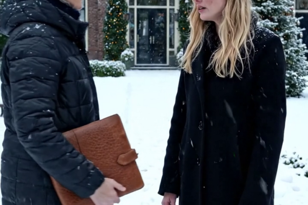 Op kerstavond was het -12°C. Mijn vader sloot me op in de sneeuw omdat ik ‘tijdens het eten tegen hem praatte’. Ik zag hoe ze cadeautjes door het raam openmaakten. Plotseling stopte er een zwarte limousine. Mijn miljardair-oma stapte eruit. Ze zag me huiveren, keek naar het huis en zei één woord: ‘Slopen.’ – Nieuws