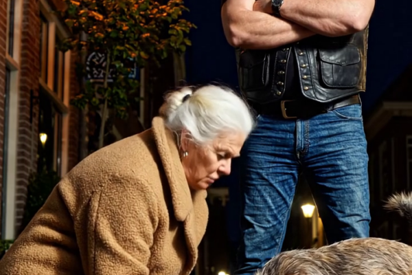 Bejaarde vrouw gaf een zwerfhond te eten buiten een motorbar De volgende dag stonden er 50 Hells Angels voor haar deur – Familieverhalen